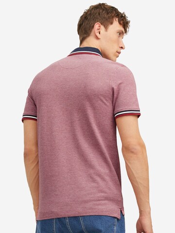 JACK & JONES Shirt 'Paulos - Slim Fit' in Red
