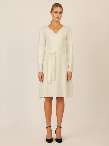 APART Knitted dress in White