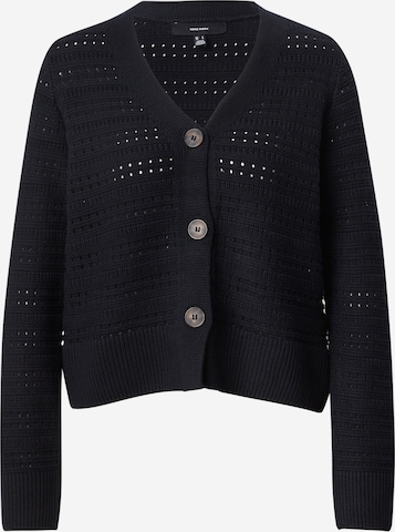 Cardigan 'VMCALLA' VERO MODA en noir : devant