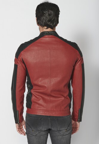 KOROSHI Between-Season Jacket in Red