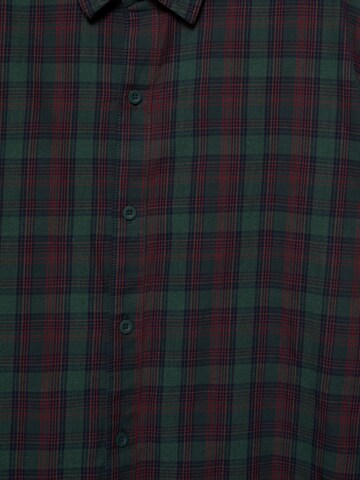Coupe regular Chemise Pull&Bear en vert