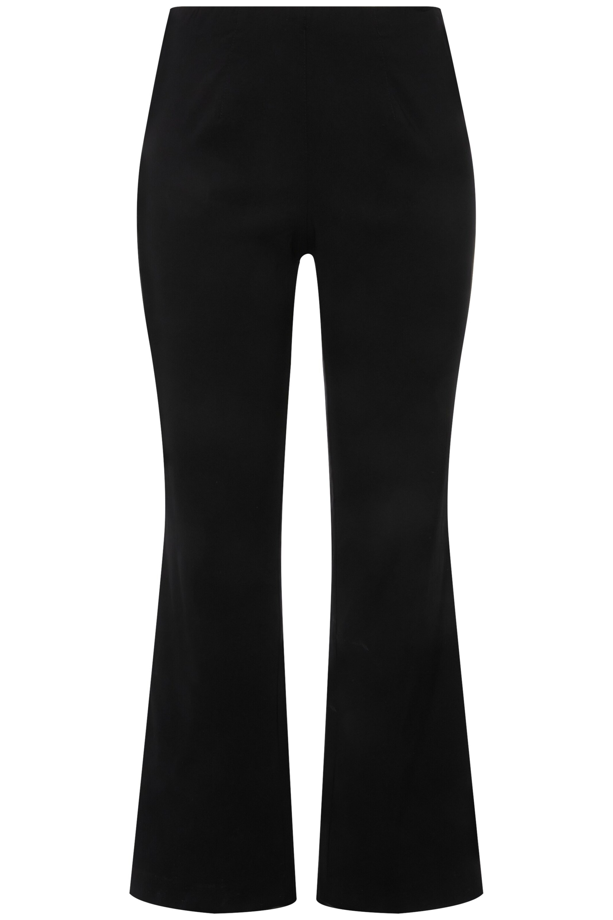 Ulla Popken Loosefit Funktionshose in Schwarz: Vorderseite