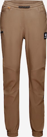 MAMMUT Outdoorhose 'Massone' in Braun: Vorderseite