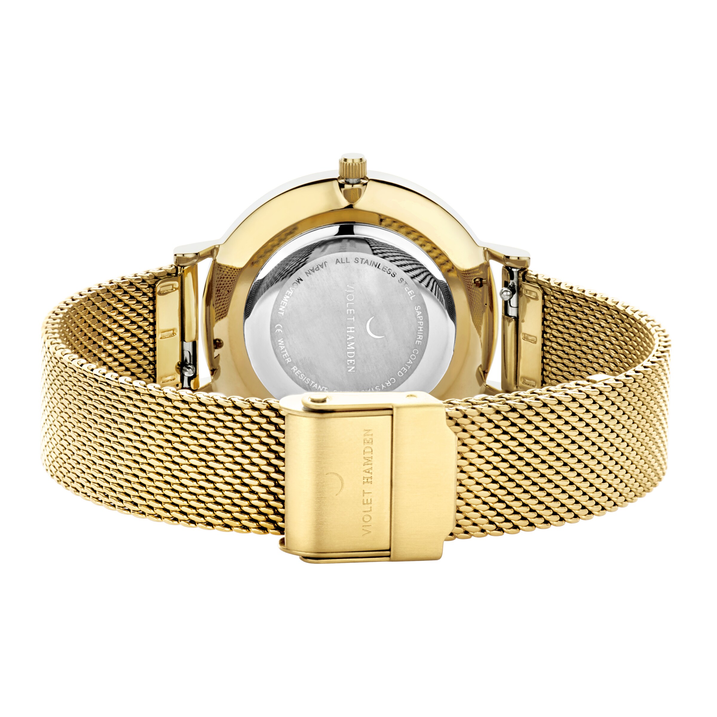 Violet Hamden Analog Watch in Gold