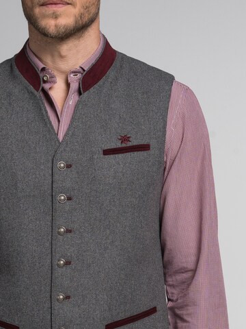 SPIETH & WENSKY Traditional Vest 'FCB - Tazio' in Grey