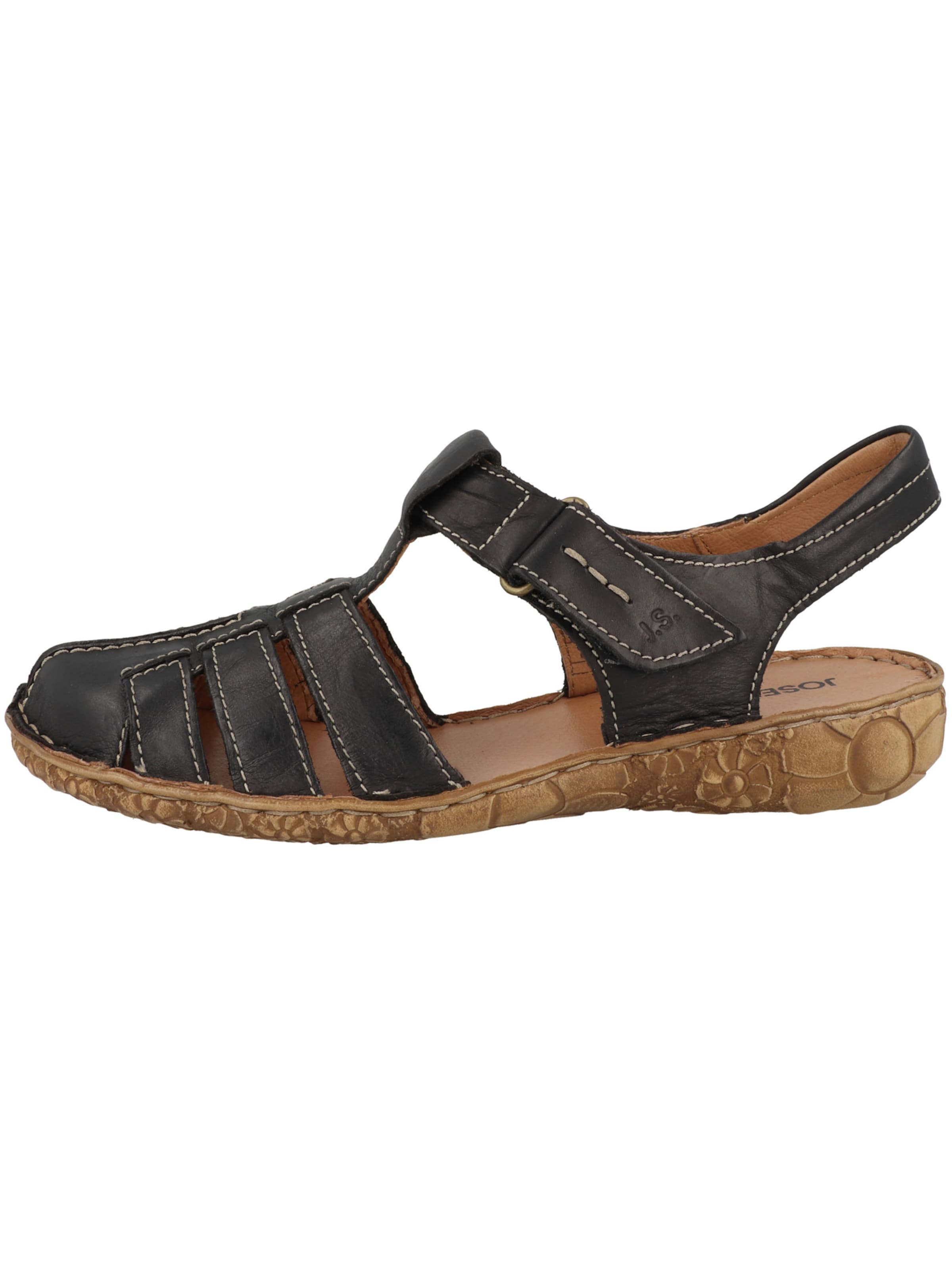 JOSEF SEIBEL Sandals 'Rosalie 48' in Black: front