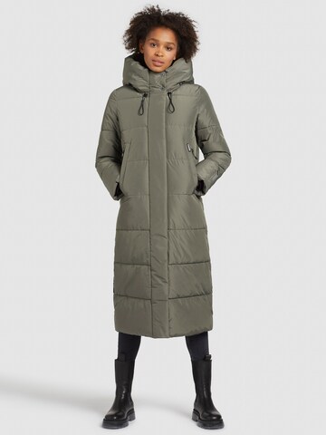 khujo Zimní kabát – zelená