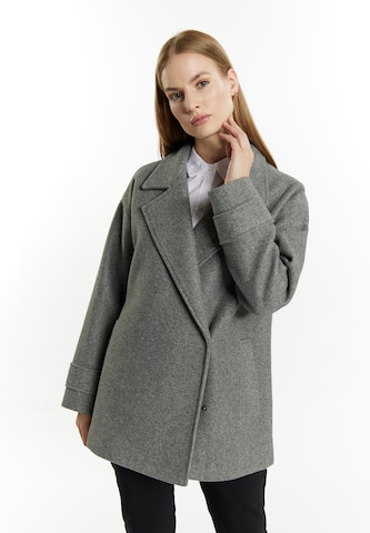 DreiMaster Klassik Between-Seasons Coat in Grey: front