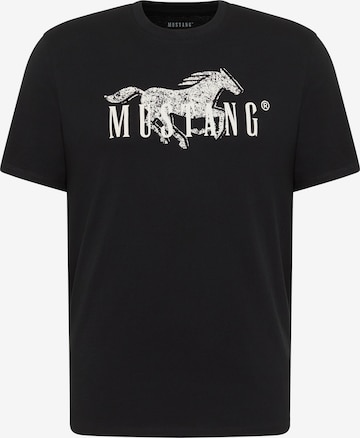 MUSTANG Shirt 'Style Austin' in Schwarz: Vorderseite