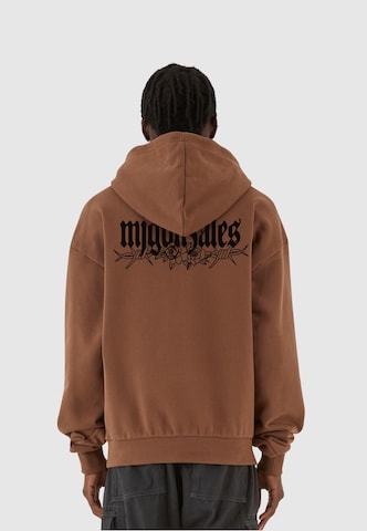 Sweat-shirt 'Barbed Bloom' MJ Gonzales en marron : devant