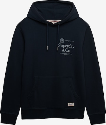 Superdry & Co Sweatshirt in Blauw: voorkant