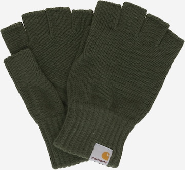 Carhartt WIP - Guantes sin dedos en verde: frente