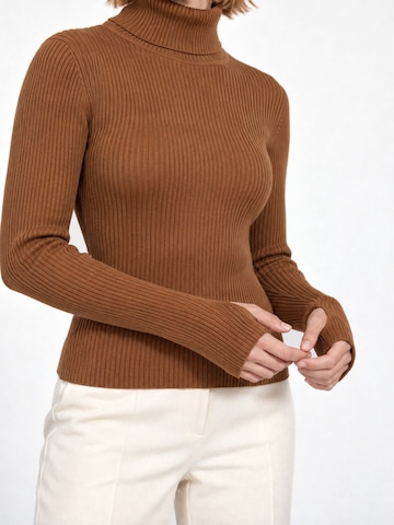 RYVAN Svetr 'Pullover' – hnědá