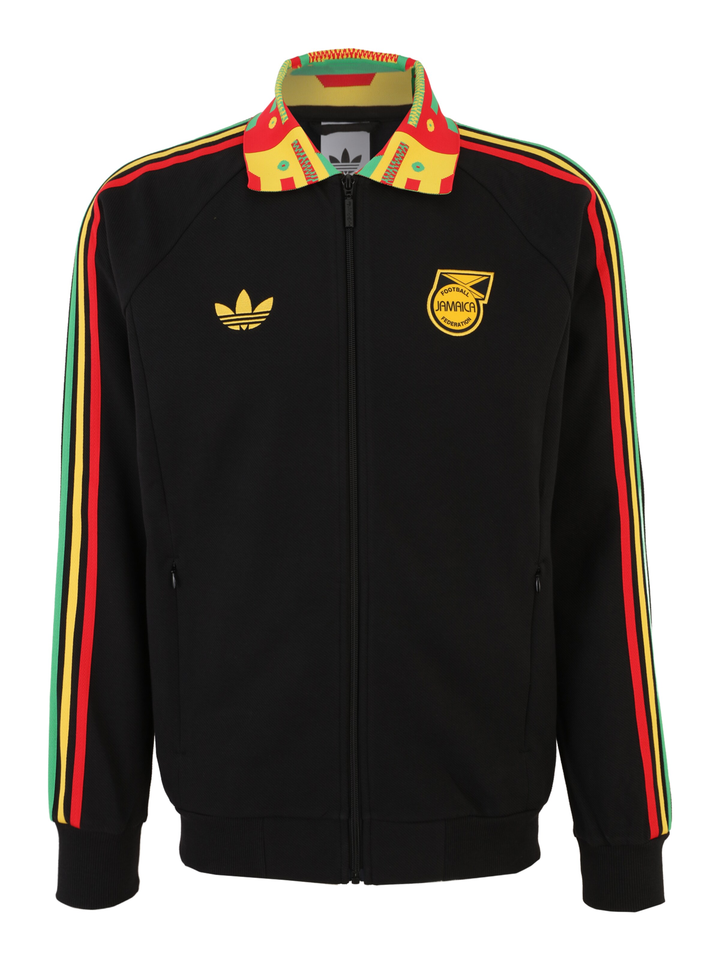 ADIDAS PERFORMANCE Αθλητικό μπουφάν 'JFF' σε μαύρο: μπροστά