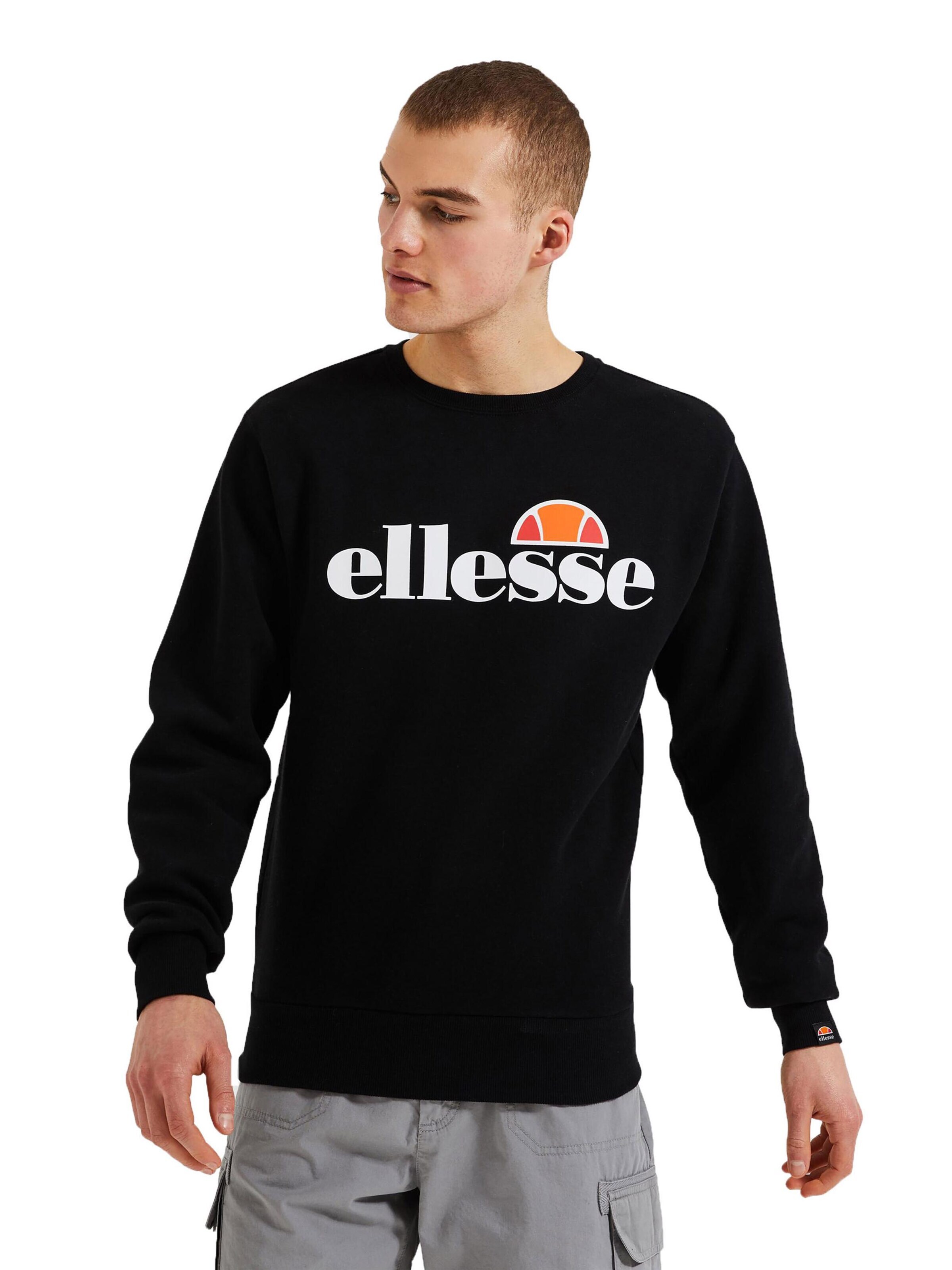 ELLESSE Sweatshirt 'SL Succiso' in S in Black, Item view