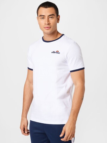 ELLESSE Shirt 'Meduno' in Wit: voorkant