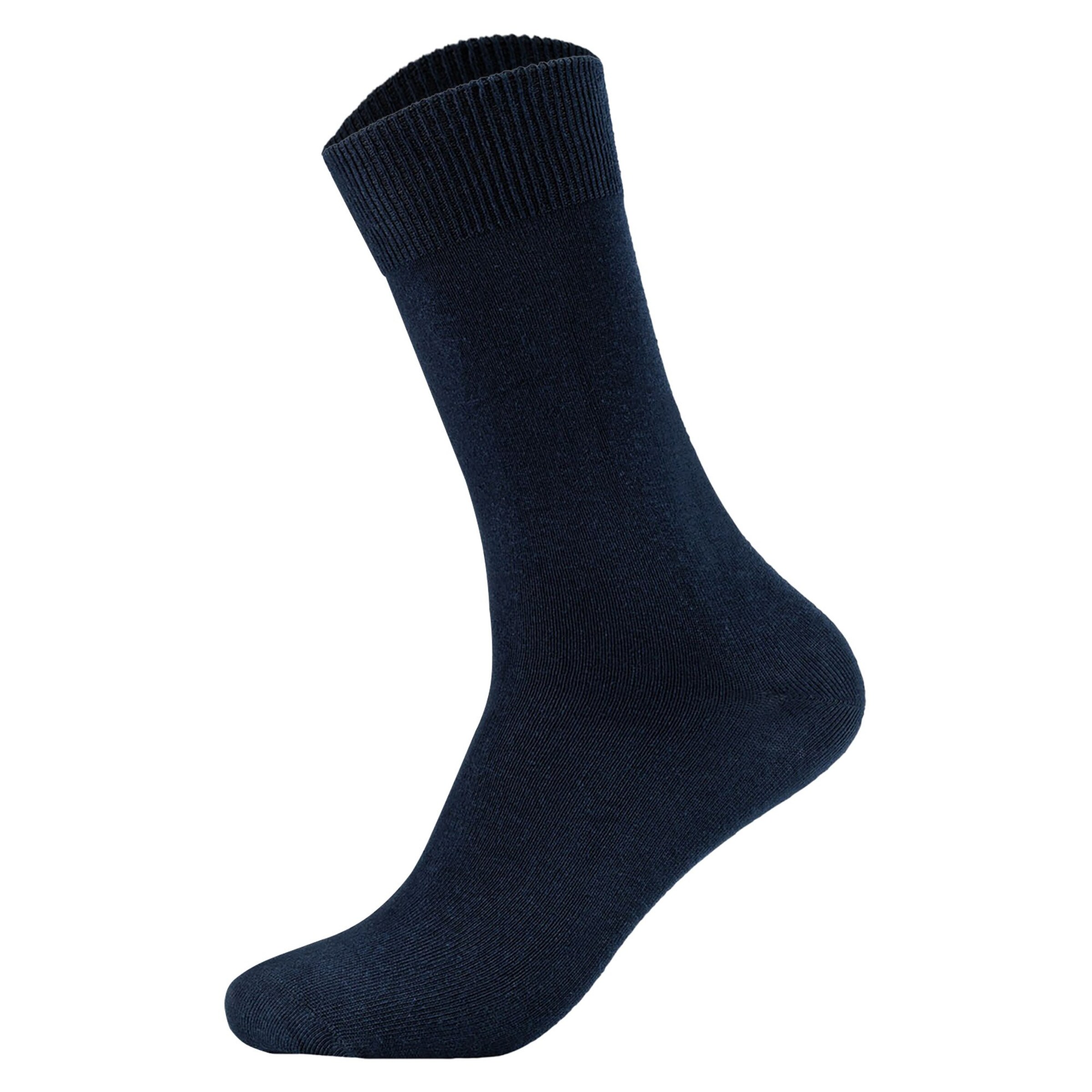 camano Socks in Blue: front