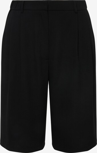Ulla Popken Pleat-Front Pants in Black, Item view