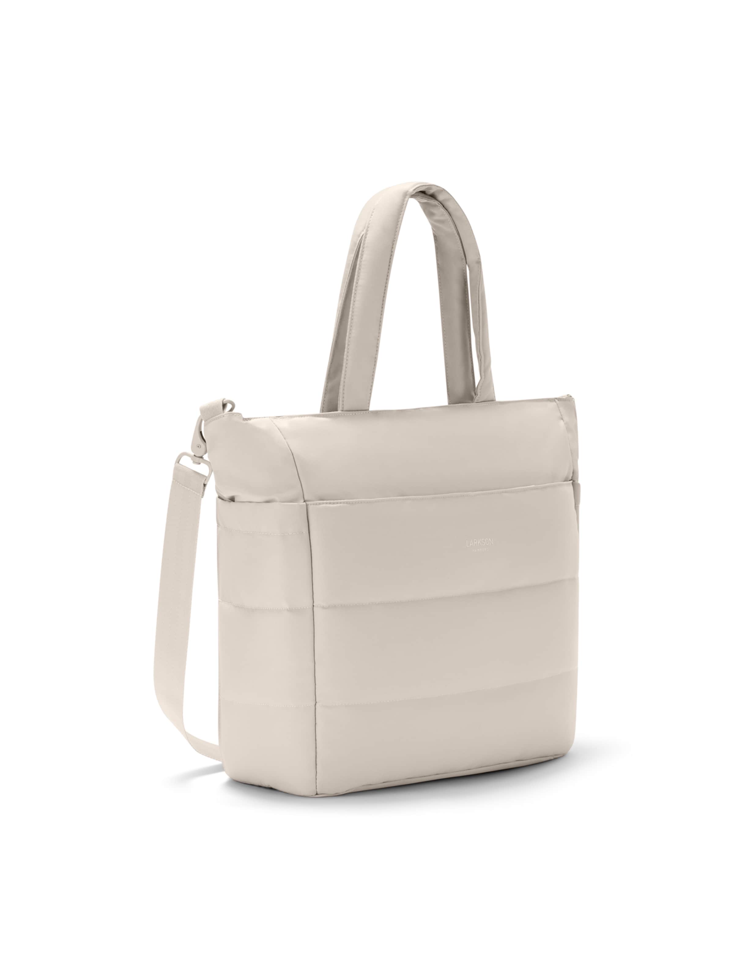 smėlio LARKSON Pirkinių krepšys 'Alma': šonas