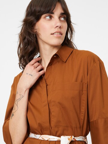 s.Oliver BLACK LABEL Shirt dress in Brown