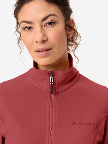 VAUDE Functionele fleece jas 'W Rosemoor FL J II' in Rood
