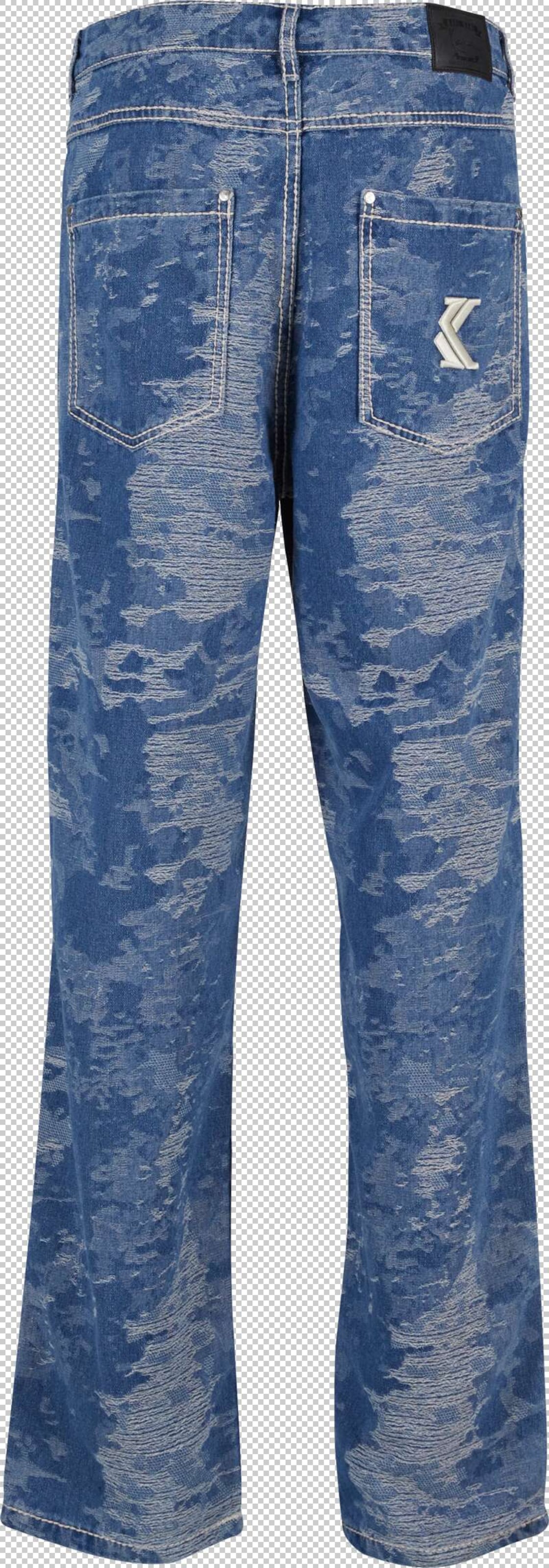 Karl Kani Slimfit Jeans i blå