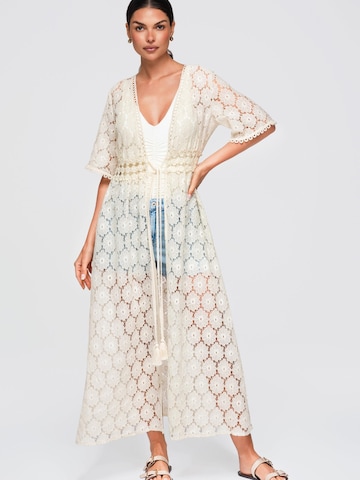 Ombre Sweter w kolorze beżowy: przód
