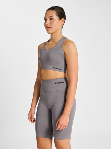 Hummel Bustier Sports-BH i grå