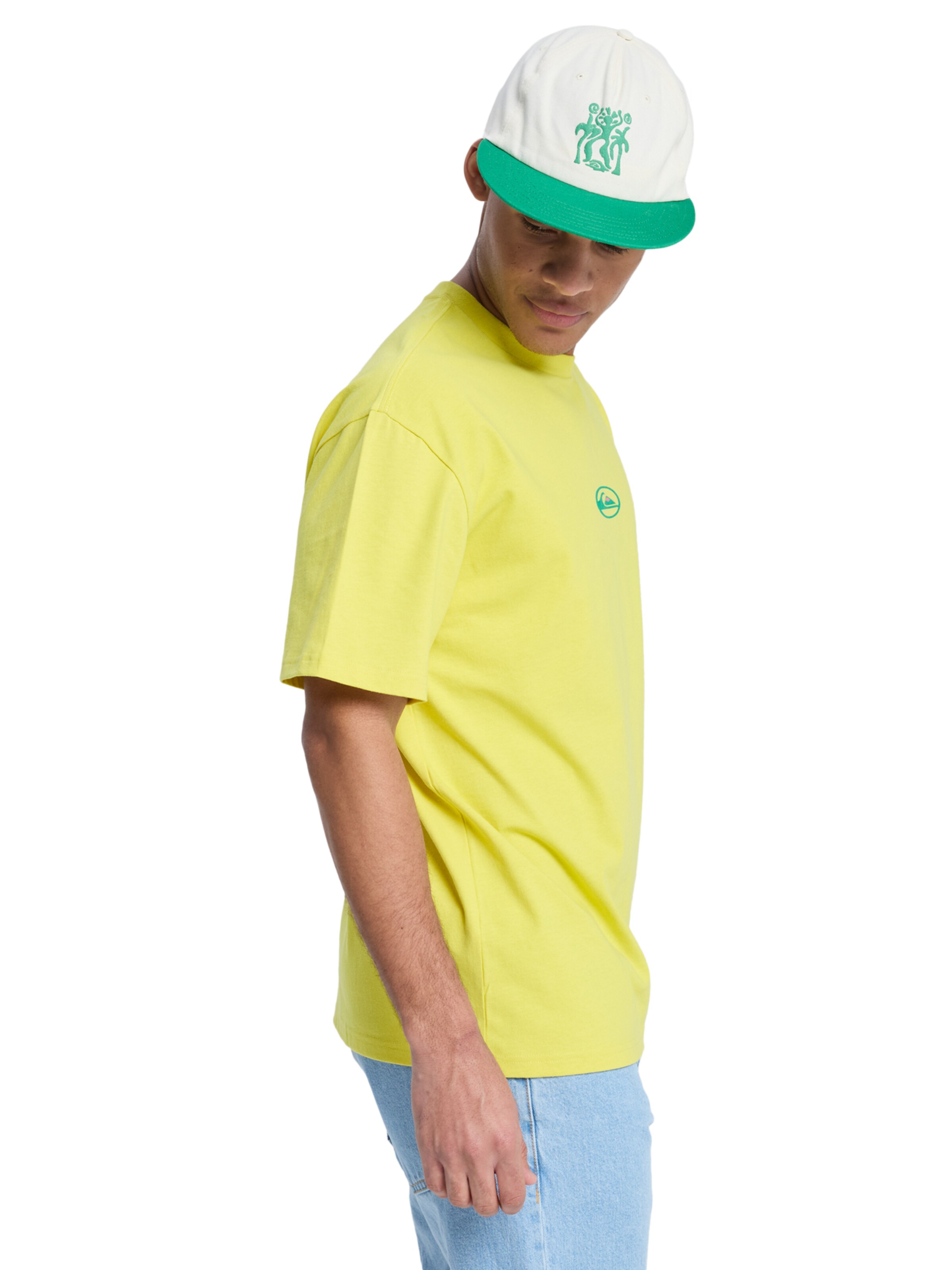 QUIKSILVER T-Shirt in Gelb