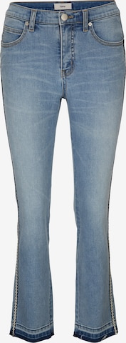 heine Bootcut Jeans 'Belena' in Blauw: voorkant