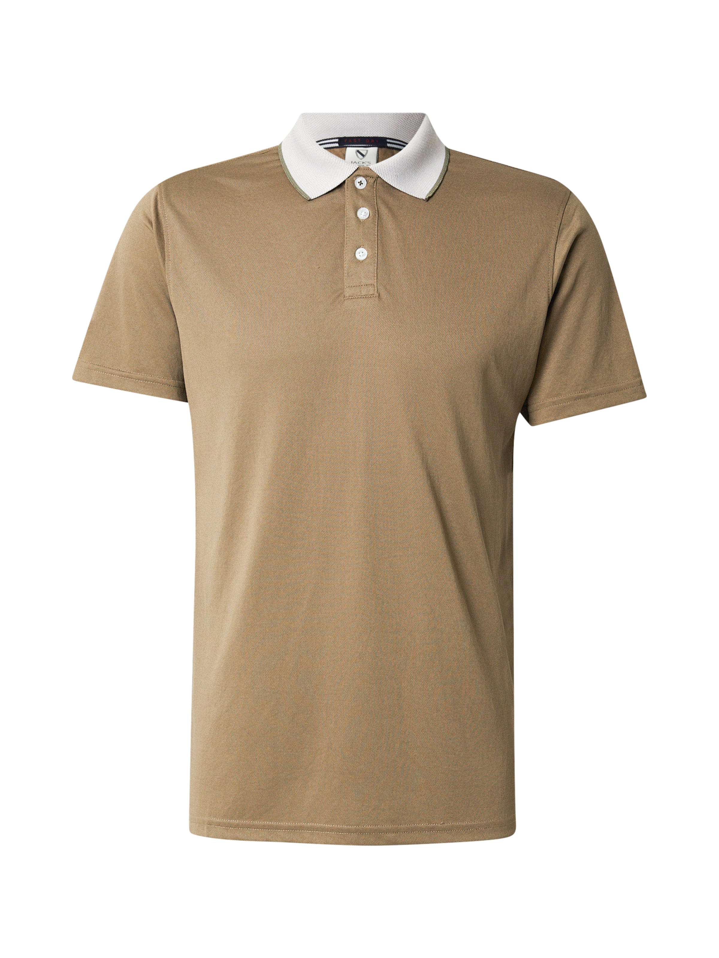 Jack's Shirt in Beige: voorkant