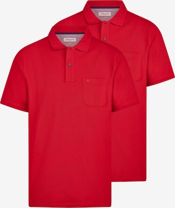 redmond Shirt 'Basic' in Rot: Vorderseite