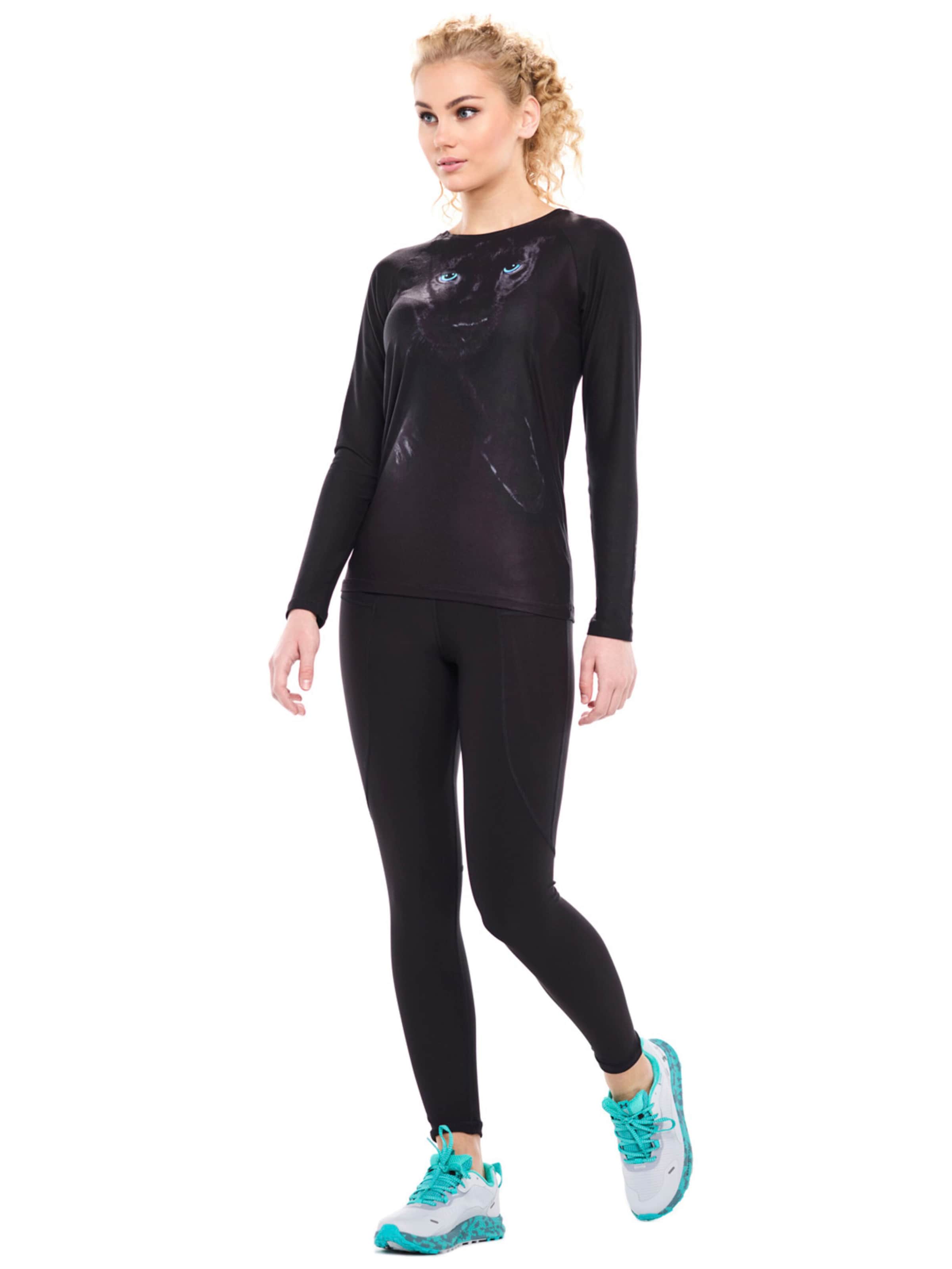 Winshape Скинни Спортивные штаны 'HWL115C' в Черный