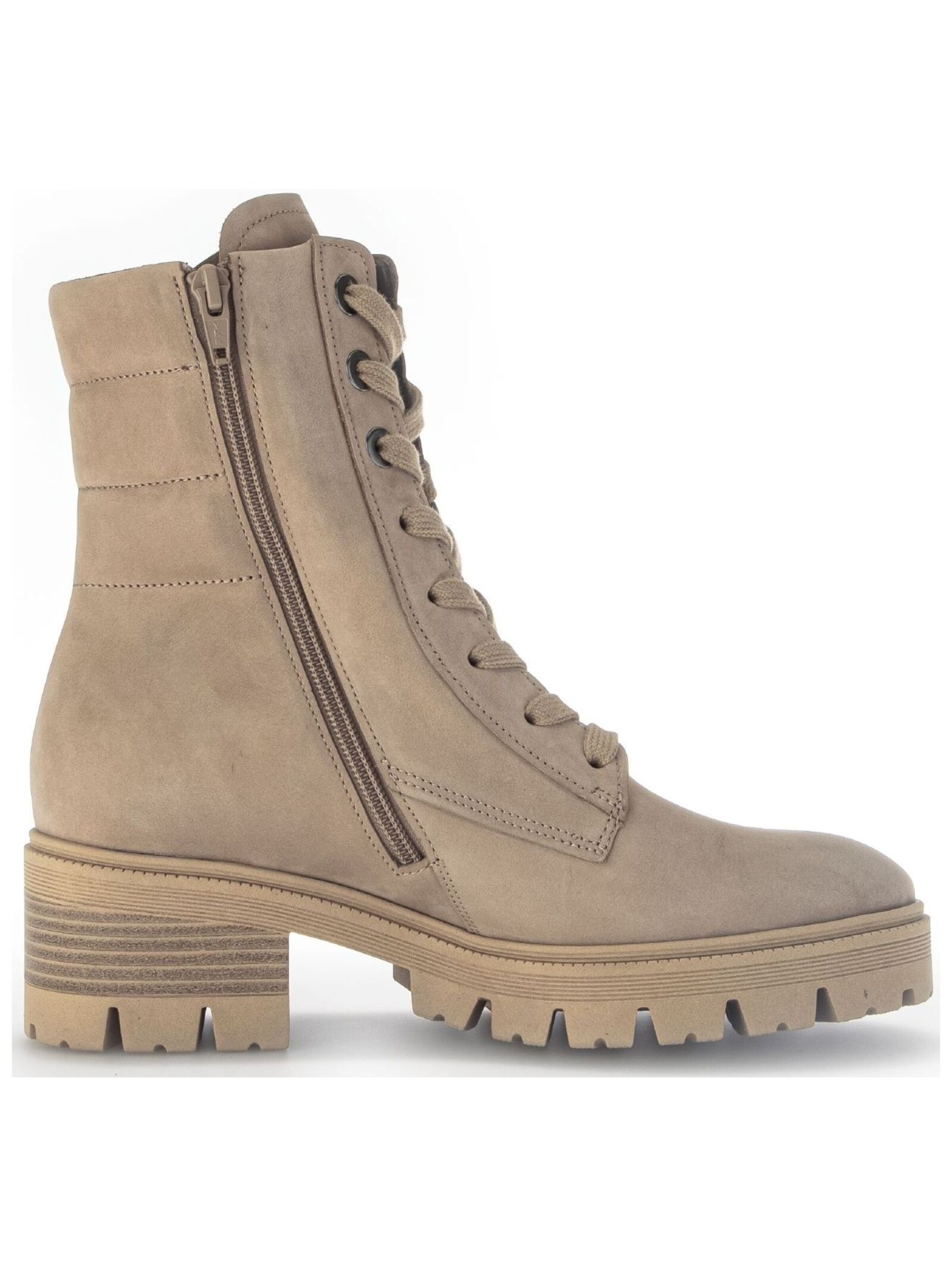 GABOR Schnürstiefelette in Beige