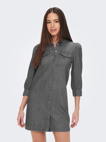 Abito camicia 'ONLFelica' di ONLY in grigio: frontale