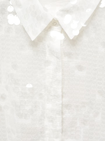 Camicia da donna 'Flake' di MANGO in bianco