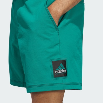 ADIDAS PERFORMANCE Loosefit Sportbroek 'Equipment' in Groen