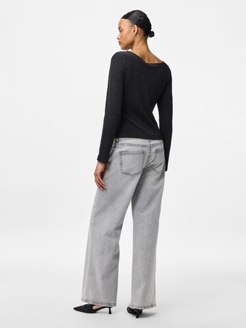 PIECES Shirt in Zwart