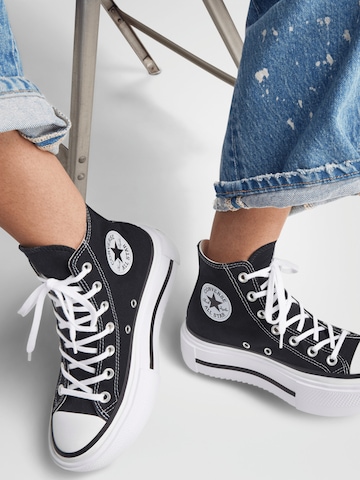 CONVERSE - Zapatillas deportivas altas 'Converse Chuck Taylor All Star Lift Double Stack' en negro: frente