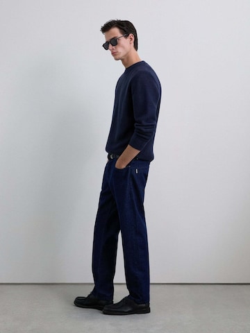 Scalpers Pullover in Blau
