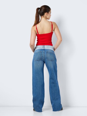 Noisy may Wide leg Jeans 'RINNA' in Blauw