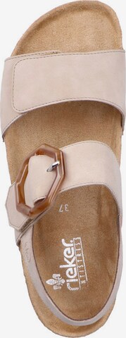 Rieker Strap Sandals in Beige