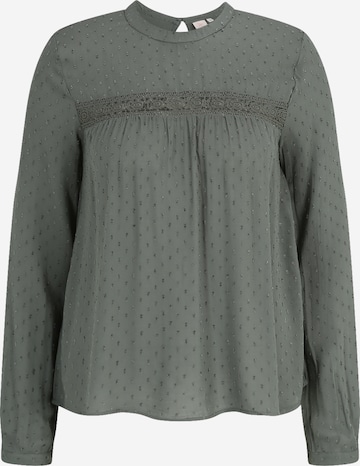 Only Tall - Blusa 'PELIA' en verde: frente