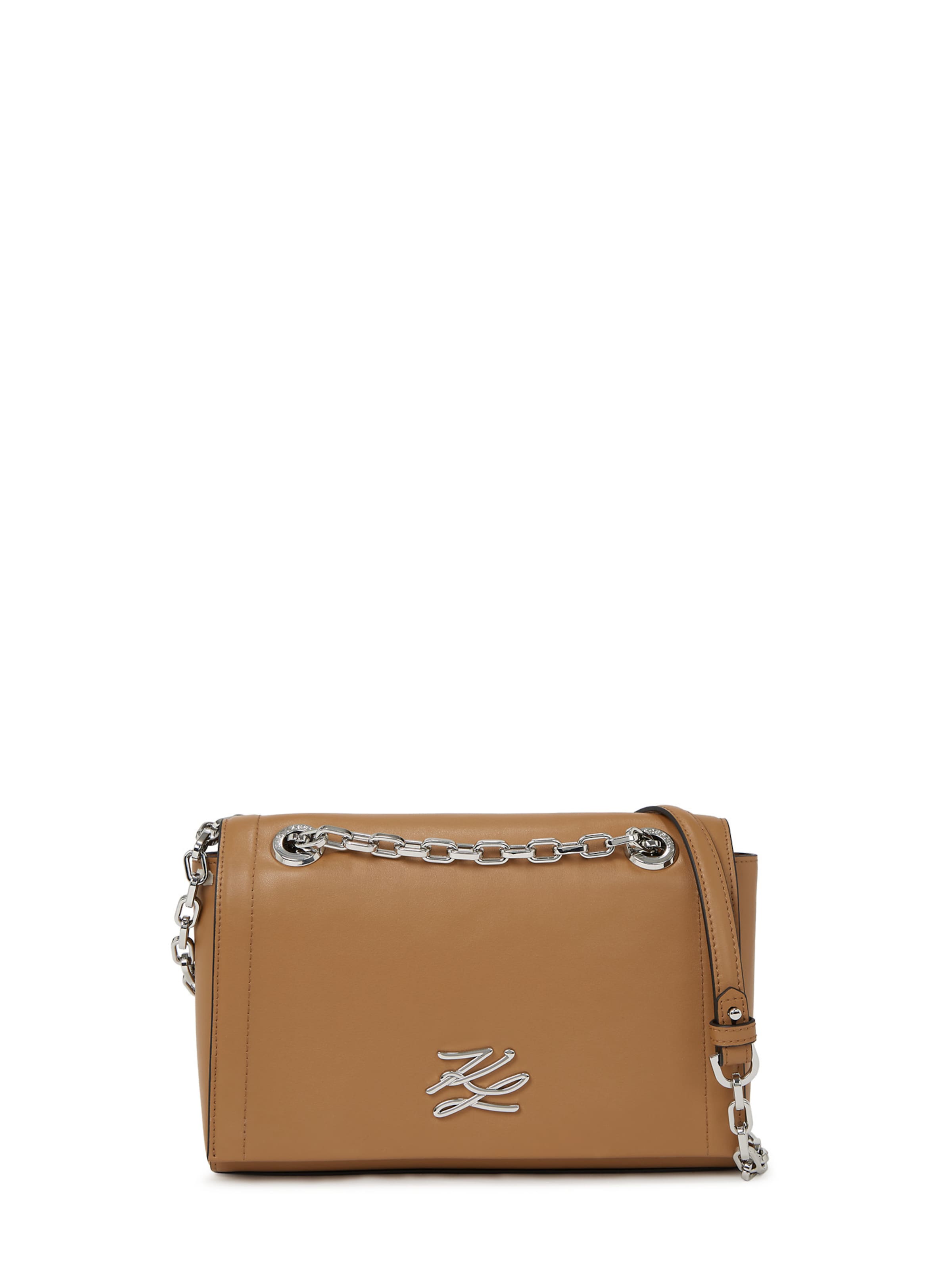 Karl Lagerfeld Crossbody bag 'Autograph' in Brown: front
