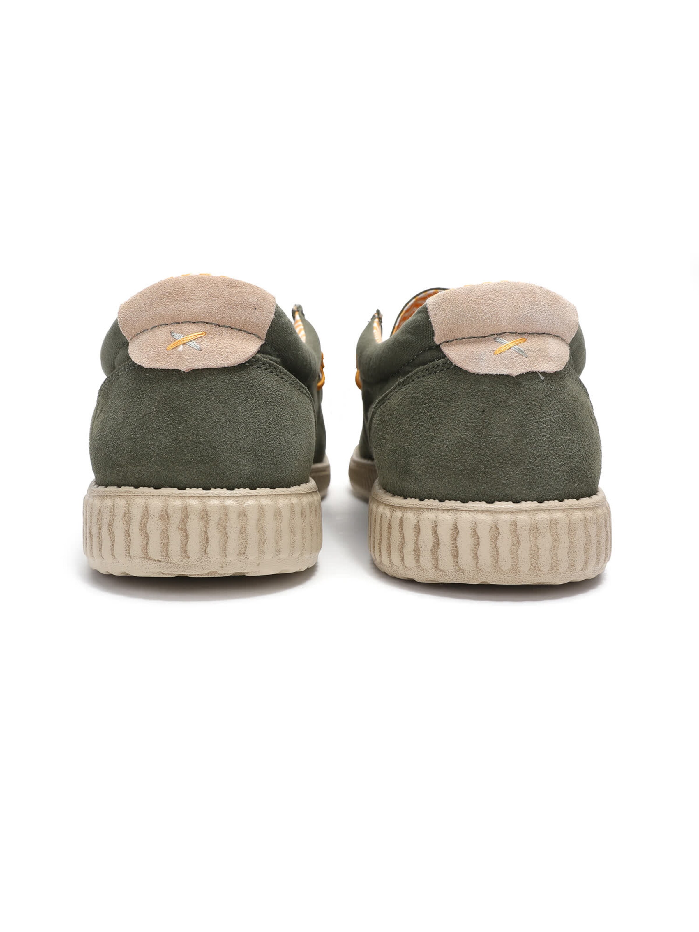 Walk In Pitas Moccasin 'Ledro' in Green: back