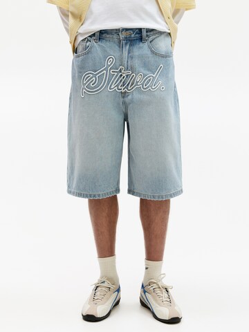 Loosefit Jeans di Pull&Bear in blu: frontale