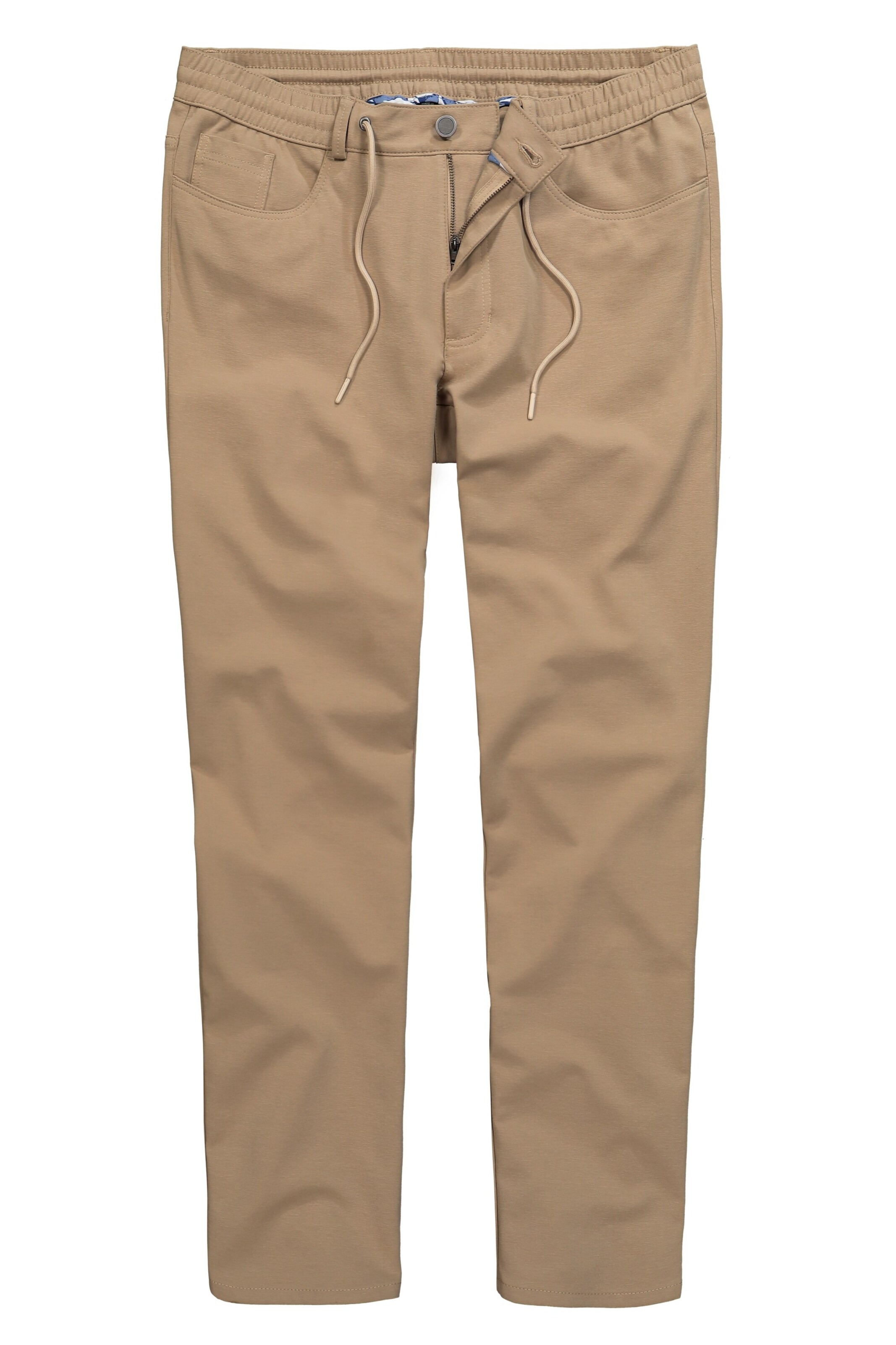 Boston Park Wide leg Chino in Beige: voorkant
