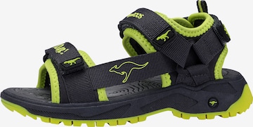 KangaROOS Sandale in Schwarz: Vorderseite
