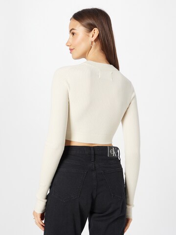 Calvin Klein Jeans Svetr – bílá
