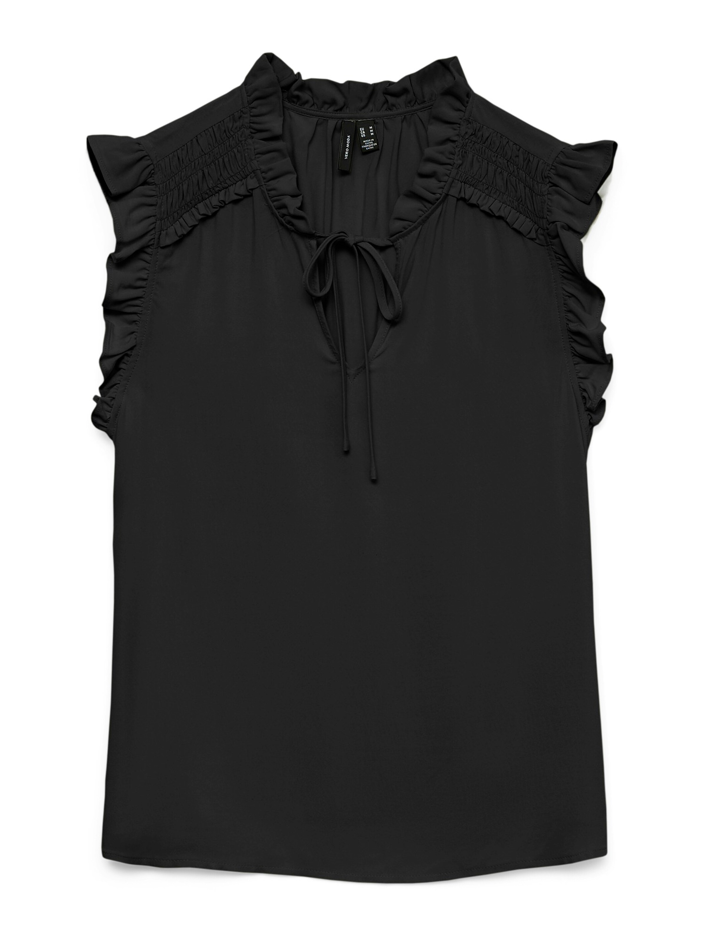 VERO MODA Pluus 'VMALBA', värv must: eest vaates